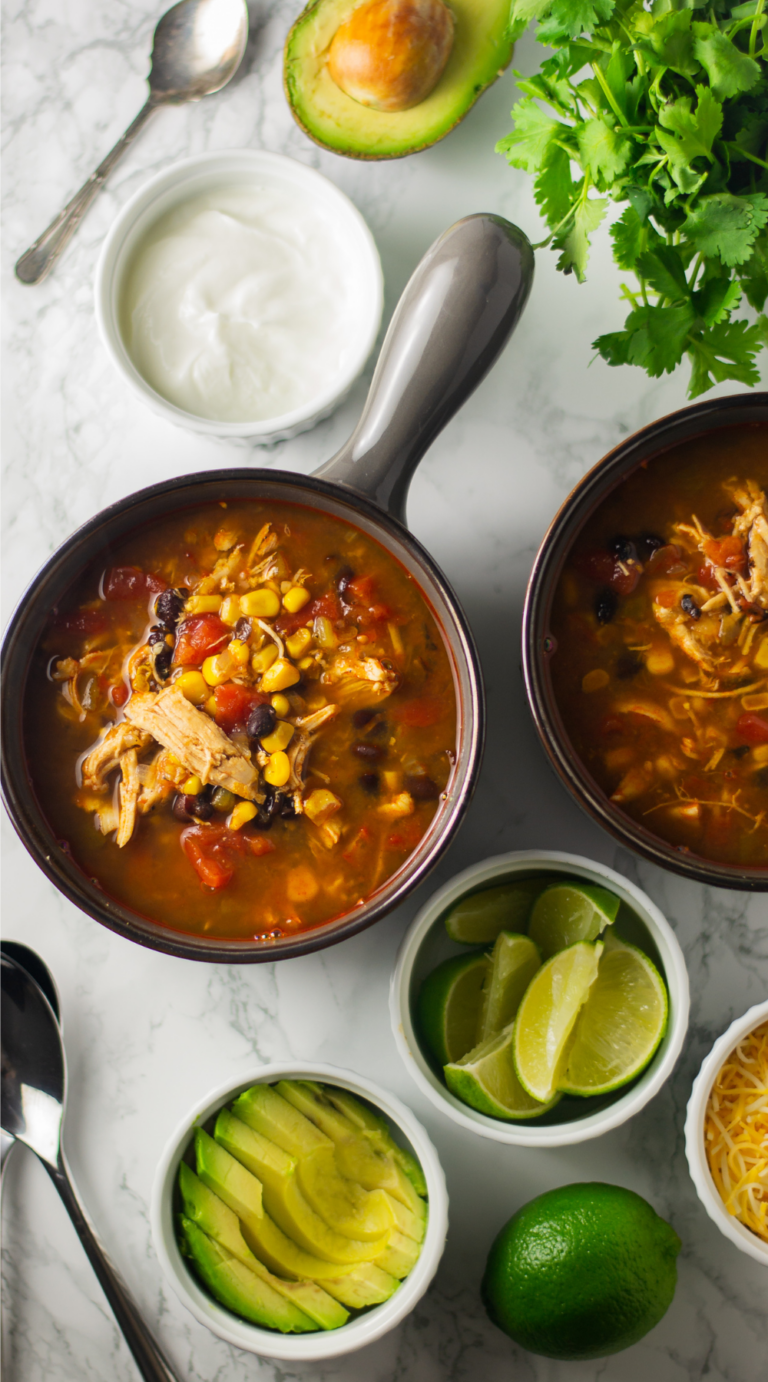 Spicy Chicken Tortilla Soup